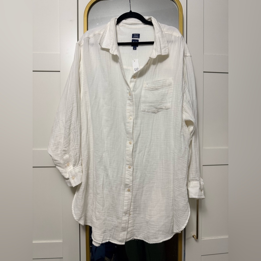 Gap Crinkle Gauze Weekend Tunic
